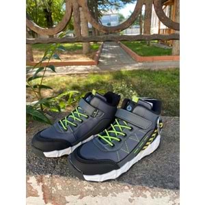 Cool 0921 Erkek Çoçuk Su Ve Soğuğa Dayanıklı Trekking Bot - Siyah Gri - 34