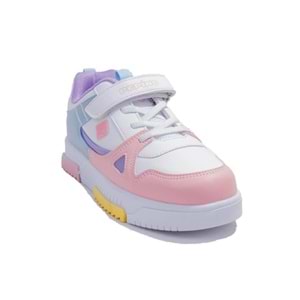 Pepino 1010 Anatomik Tabanlı Çocuk Spor Ayakkabı - Beyaz Pembe - 32