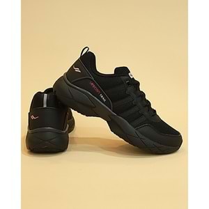 Lescon 1045 Easystep Anatomik Tabanlı Ultra Hafif Yürüyüş & Koşu Ayakkabıs - Siyah - 41