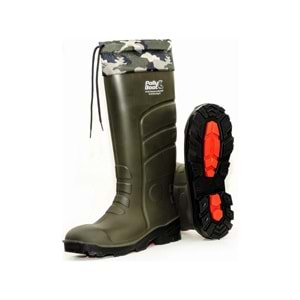 Polly Boot 1070 Su Geçirmez Rahat Kaymaz Çizme - Haki - 42