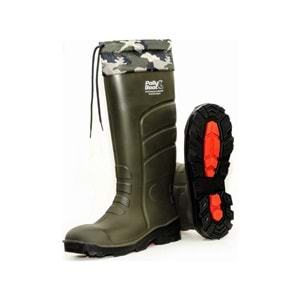 Polly Boot 1070 Su Geçirmez Rahat Kaymaz Çizme - Haki - 44