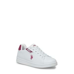 Us Polo Assn 1130 Costa Unısex Ortpedik Tabanlı Sneaker Ayakkabı - Beyaz Pembe - 40 - BTMK01130-Beyaz Pembe-40