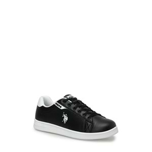 Us Polo Assn 1130 Costa Unısex Ortpedik Tabanlı Sneaker Ayakkabı - Siyah Beyaz - 36 - BTMK01130-Siyah Beyaz-36