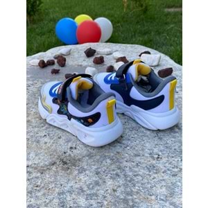 Cool 1145 Işıklı Çoçuk Spor Ayakkabı - beyaz mavi - 29 - BTMK01145-beyaz mavi -29