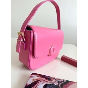 Love Of Bags 1161 Kol Ve Omuz Çantası - Pembe - TEK EBAT - BTMK01161-Pembe-TEK EBAT