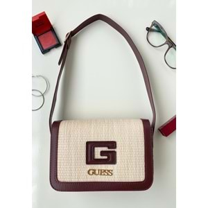 Love Of Bags 1163 Kadın Kol Ve Omuz Çantası - Bordo - TEK EBAT - BTMK01163-Bordo-TEK EBAT