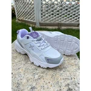 Kinetix 1192 Bayan Spor Ayakkabı - Beyaz Mor - 38 - BTMK01192-Beyaz Mor-38