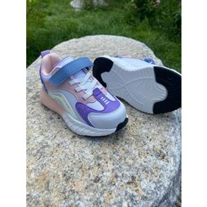 Cool 1197 Çoçuk Anatomik Spor Ayakkabısı - Beyaz - 27 - BTMK01197-Beyaz-27