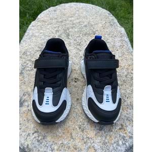 Cool 1197 Çoçuk Anatomik Spor Ayakkabısı - Siyah - 27 - BTMK01197-Siyah-27