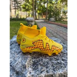 Cool Erkek Çoçuk Çoraplı Krampon 1999 - Sarı - 31 - BTMK01199-Sarı-31