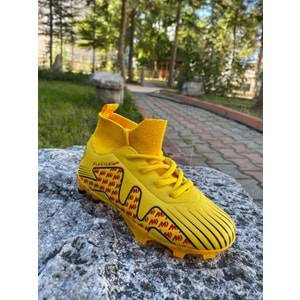 Cool Erkek Çoçuk Çoraplı Krampon 1999 - Sarı - 31 - BTMK01199-Sarı-31