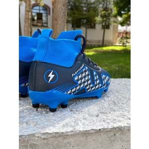 Cool Erkek Çoçuk Çoraplı Krampon 1999 - siyah mavi - 34 - BTMK01199-siyah mavi -34