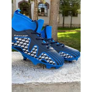 Cool Erkek Çoçuk Çoraplı Krampon 1999 - siyah mavi - 34 - BTMK01199-siyah mavi -34