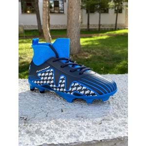 Cool Erkek Çoçuk Çoraplı Krampon 1999 - siyah mavi - 34 - BTMK01199-siyah mavi -34