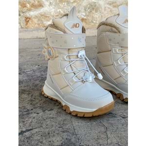 Pabuçhan Çoçuk Kar Botu 1222 - Krem - 34 - BTMK01222-Krem-34