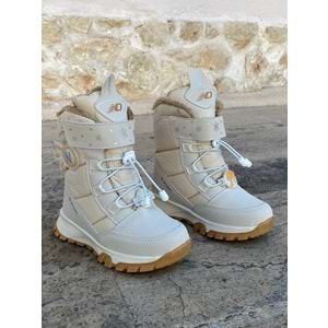 Pabuçhan Çoçuk Kar Botu 1222 - Krem - 34 - BTMK01222-Krem-34
