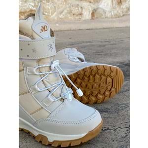 Pabuçhan Çoçuk Kar Botu 1222 - Krem - 34 - BTMK01222-Krem-34