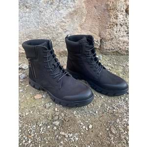 Hammer Jack Erkek Deri Bot - Siyah - 40 - BTMK01249-Siyah-40