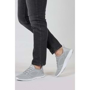 Jump Bağcıksız Spor Yürüyüş Ayakkabısı 1311 - Gri - 43 - BTMK01311-Gri-43