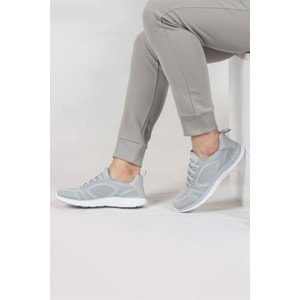 Jump Bağcıksız Spor Yürüyüş Ayakkabısı 1311 - Gri - 43 - BTMK01311-Gri-43