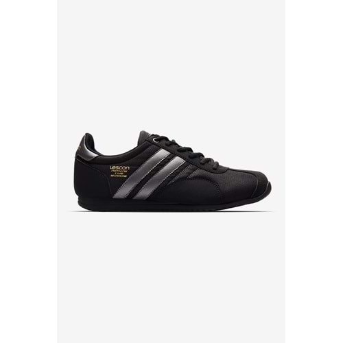 Lescon 0465 Campus 3 Erkek Sneaker Spor Ayakkabı - BTMK00465-Siyah-42
