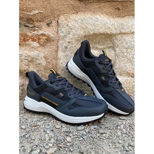 Lescon 0907 Trail Trekking Erkek Spor Ayakkabı - Füme Beyaz - 42 - BTMK00907-Füme Beyaz -42