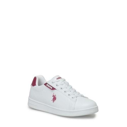 Us Polo Assn 1130 Costa Unısex Ortpedik Tabanlı Sneaker Ayakkabı - Beyaz Pembe - 36 - BTMK01130-Beyaz Pembe-36