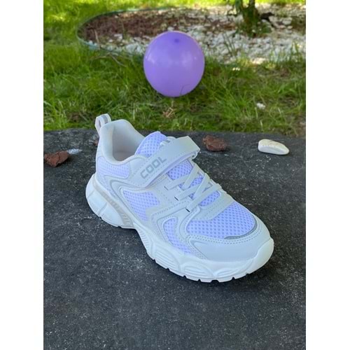 Cool 1148 Comfort Tabanlı Spor Ayakkabı - Beyaz - 34 - BTMK01148-Beyaz-34