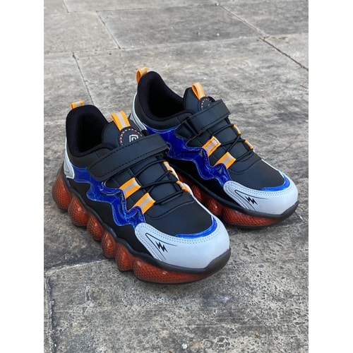 Cool 1177 Çocuk Mevsimlik Spor Ayakkabı - Siyah - 34 - BTMK01177-Siyah-34
