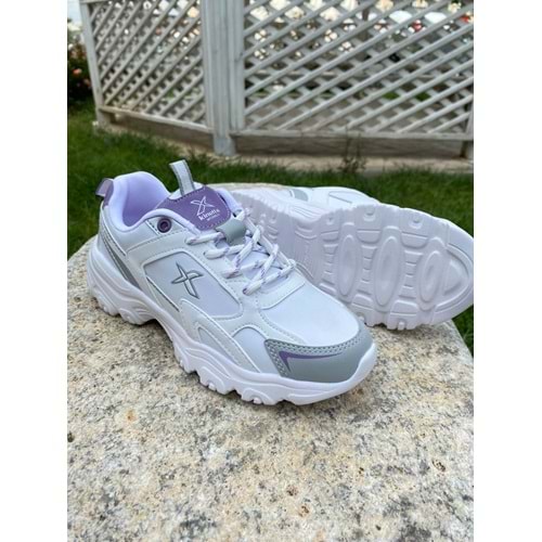 Kinetix 1192 Bayan Spor Ayakkabı - Beyaz Mor - 38 - BTMK01192-Beyaz Mor-38