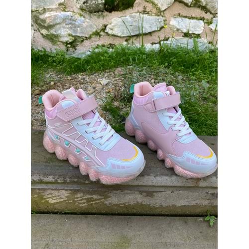 Cool 1201 Fred Boğazlı Spor Ayakkabısı - Pembe - 32 - BTMK01201-Pembe-32