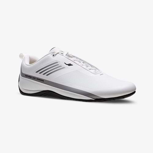 Lescon Erkek İnce Tabanlı Sneaker Spor Ayakkabı 1244 - Beyaz - 43 - BTMK01244-Beyaz-43
