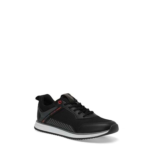 Erkek İnce Taban Sneaker Spor Ayakkabı 1272 - Siyah Beyaz - 40 - BTMK01272-Siyah Beyaz-40