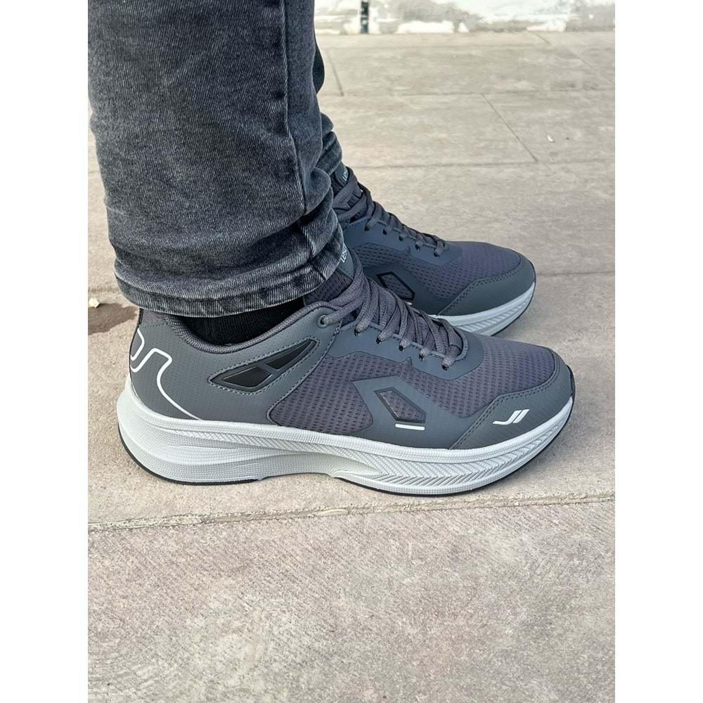 Lescon 1074 Zoom Koşu & Yürüyüş Ayakkabısı - Gri - 41 - BTMK01074-Gri-41