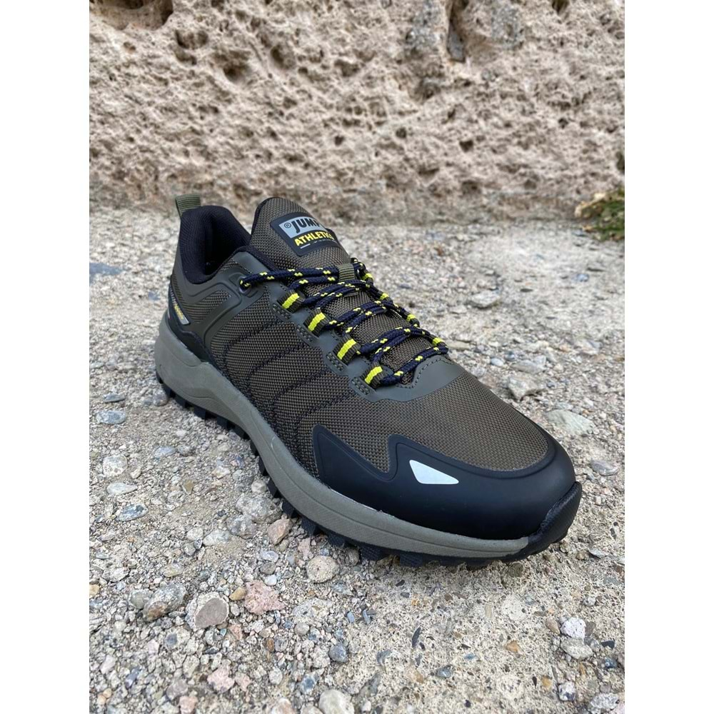 Jump 1194 Siyah Erkek Su Geçirmez Outdoor Spor Ayakkabı - Haki - 41 - BTMK01194-Haki-41