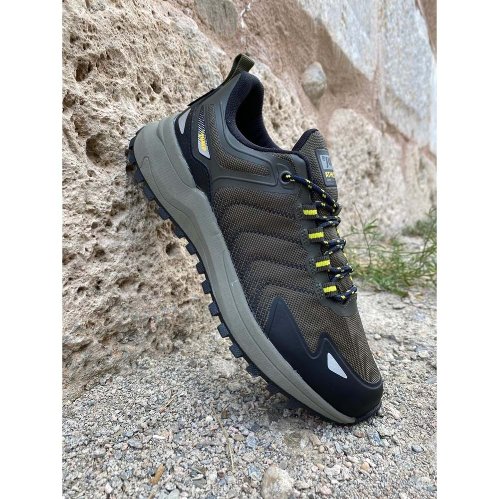 Jump 1194 Siyah Erkek Su Geçirmez Outdoor Spor Ayakkabı - Haki - 41 - BTMK01194-Haki-41