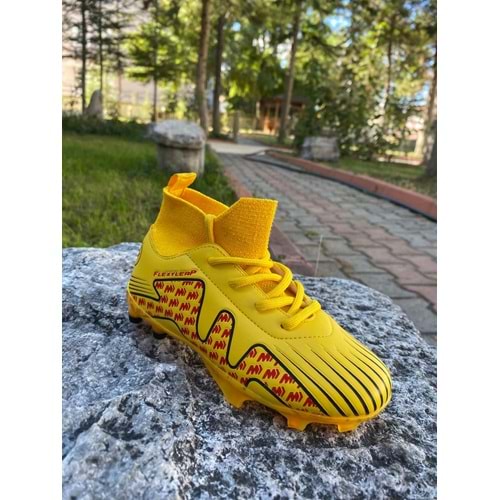 Cool Erkek Çoçuk Çoraplı Krampon 1999 - Sarı - 31 - BTMK01199-Sarı-31