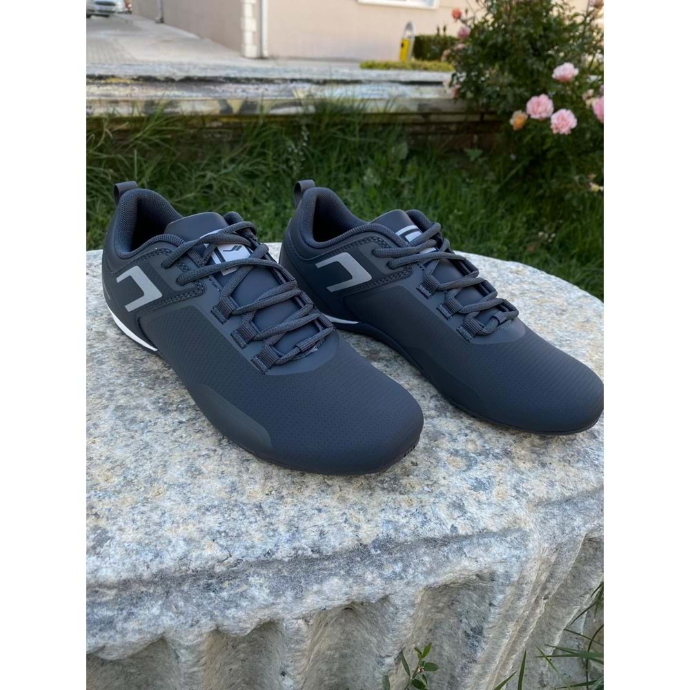 Lescon İnce Tabanlı Sneakers Ayakkabı 1213 - Füme Beyaz - 40 - BTMK01213-Füme Beyaz -40