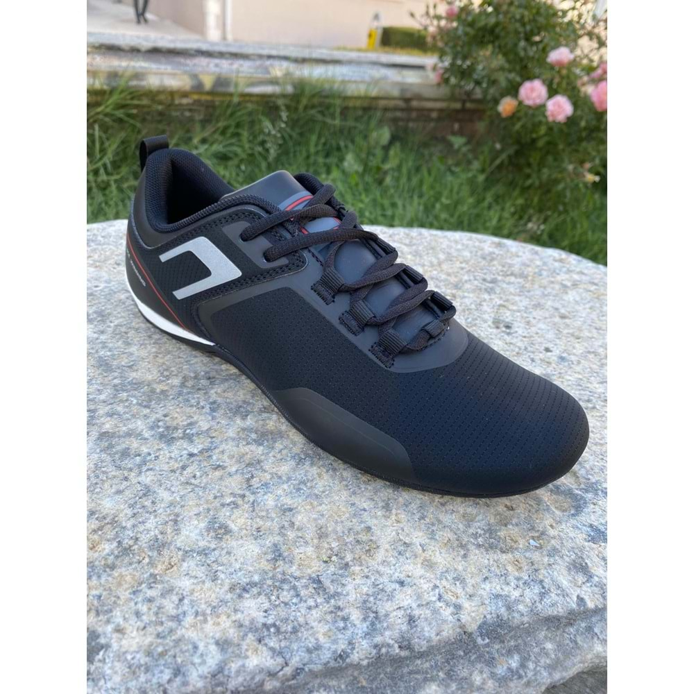 Lescon İnce Tabanlı Sneakers Ayakkabı 1213 - Siyah - 40 - BTMK01213-Siyah-40