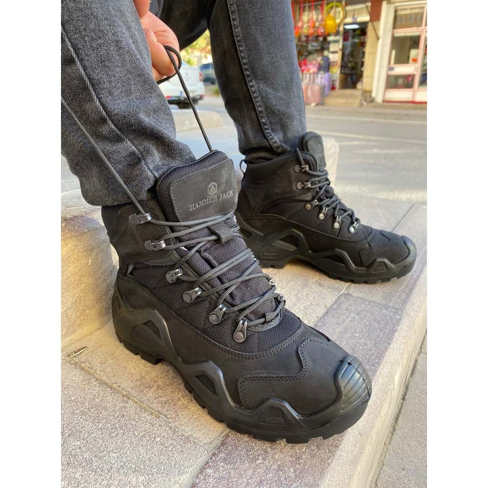 Hammer Jack Su Geçirmez Deri Bot 1214 - Siyah - 43 - BTMK01214-Siyah-43