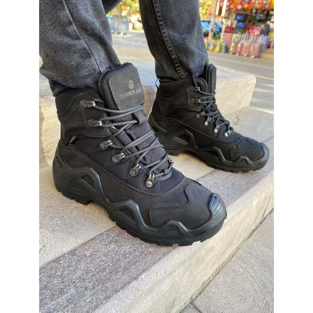 Hammer Jack Su Geçirmez Deri Bot 1214 - Siyah - 43 - BTMK01214-Siyah-43