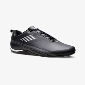 Lescon Erkek İnce Tabanlı Sneaker Spor Ayakkabı 1244 - Siyah Beyaz - 41 - BTMK01244-Siyah Beyaz-41