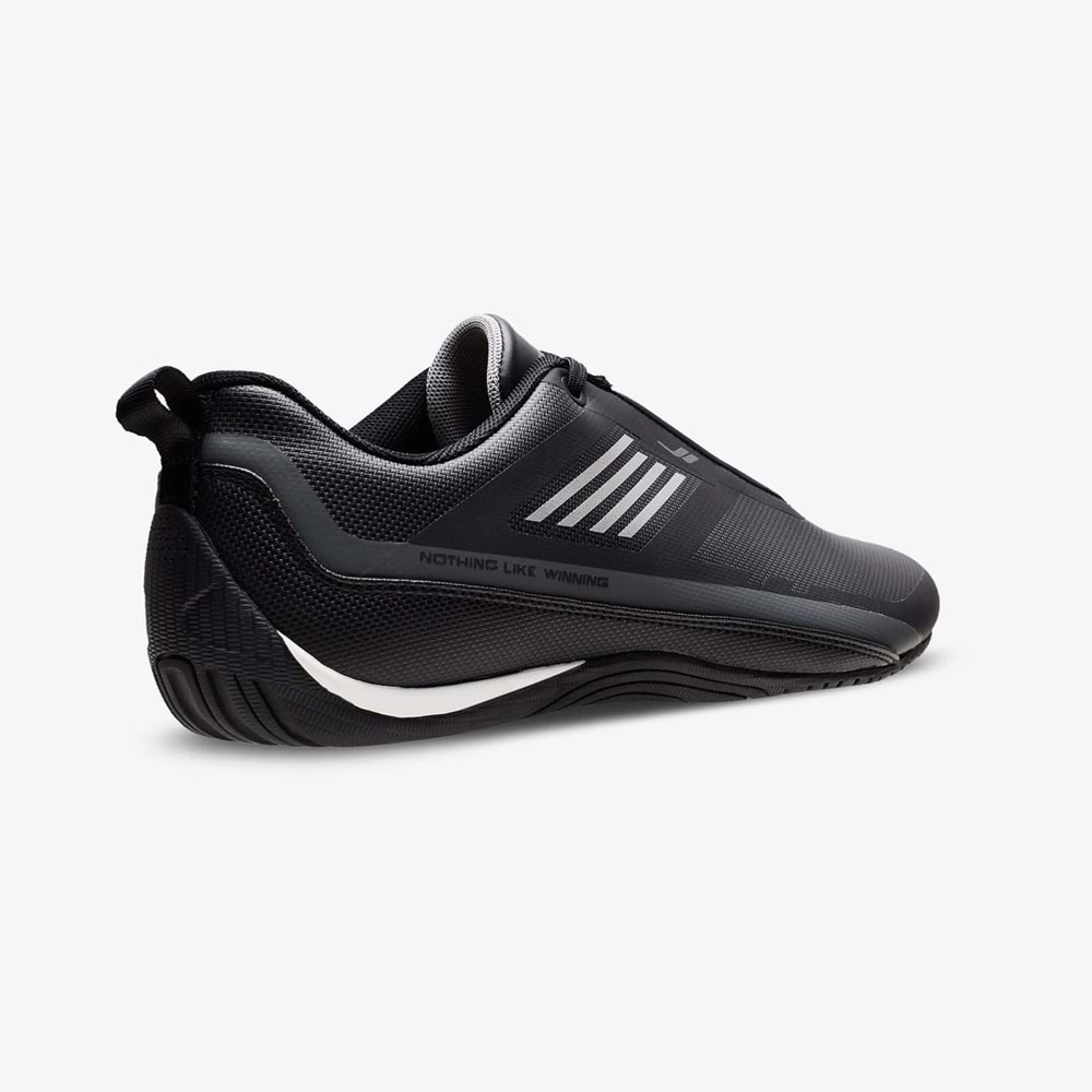 Lescon Erkek İnce Tabanlı Sneaker Spor Ayakkabı 1244 - Siyah Beyaz - 41 - BTMK01244-Siyah Beyaz-41