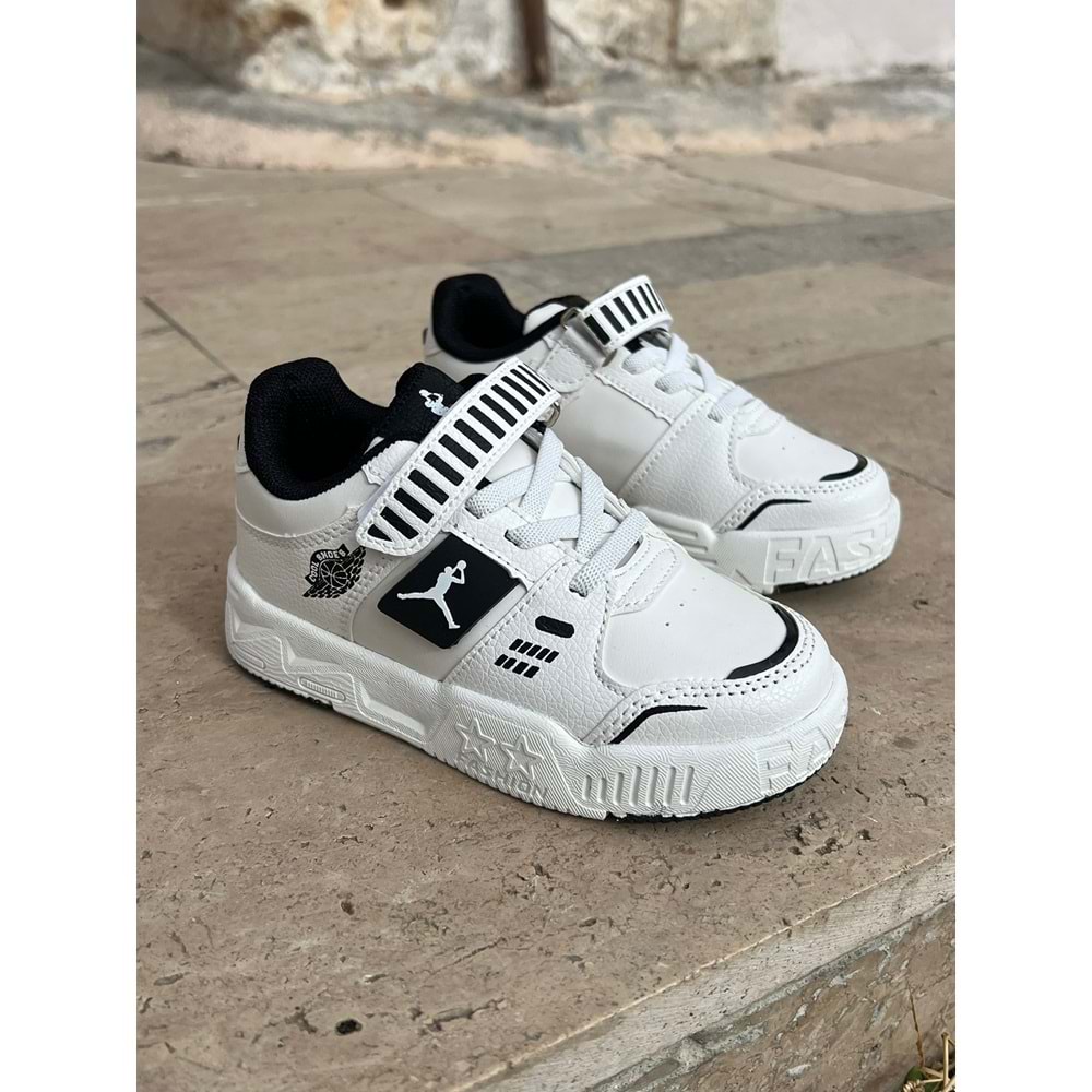 Çoçuk Spor Ayakkabı 1254 - Beyaz - 35 - BTMK01254-Beyaz-35