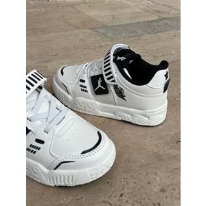 Çoçuk Spor Ayakkabı 1254 - Beyaz - 35 - BTMK01254-Beyaz-35