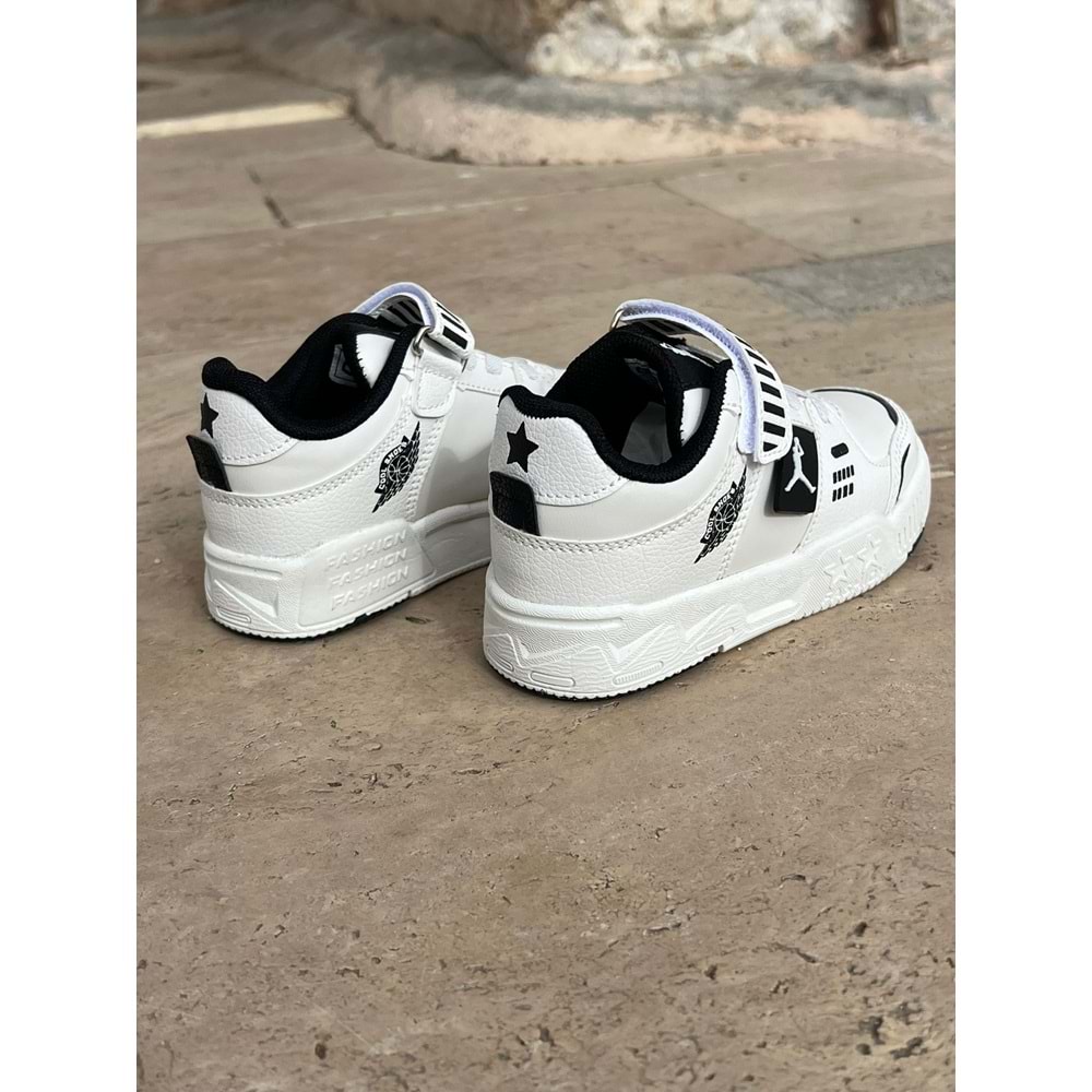 Çoçuk Spor Ayakkabı 1254 - Beyaz - 35 - BTMK01254-Beyaz-35