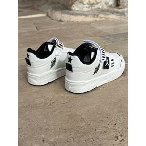 Çoçuk Spor Ayakkabı 1254 - Beyaz - 35 - BTMK01254-Beyaz-35