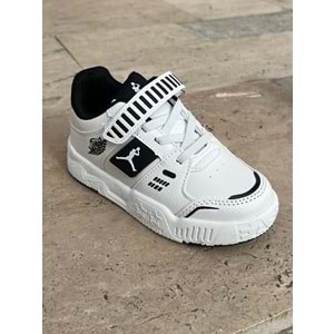 Çoçuk Spor Ayakkabı 1254 - Beyaz - 35 - BTMK01254-Beyaz-35