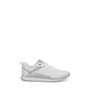 Erkek İnce Taban Sneaker Spor Ayakkabı 1272 - Beyaz - 45 - BTMK01272-Beyaz-45