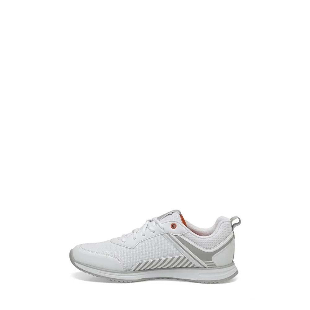 Erkek İnce Taban Sneaker Spor Ayakkabı 1272 - Beyaz - 45 - BTMK01272-Beyaz-45
